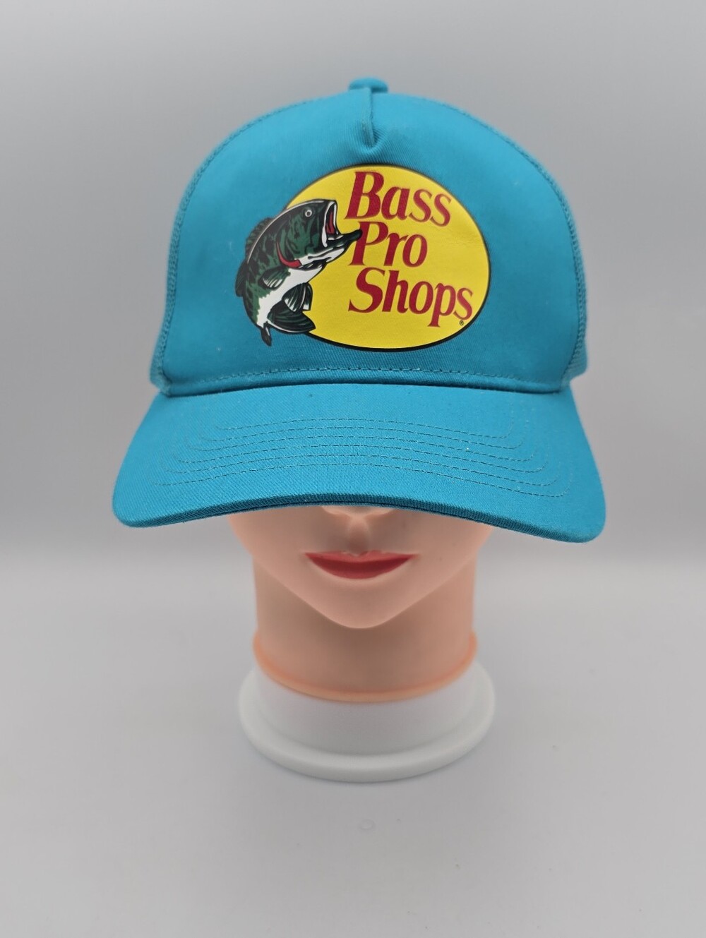 Bass Pro Shops Teal Trucker Adjustable Snapback Hat